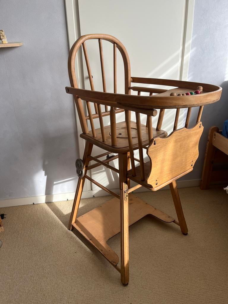 Antiek Houten kinderstoel, Ophalen, Gebruikt, Overige typen