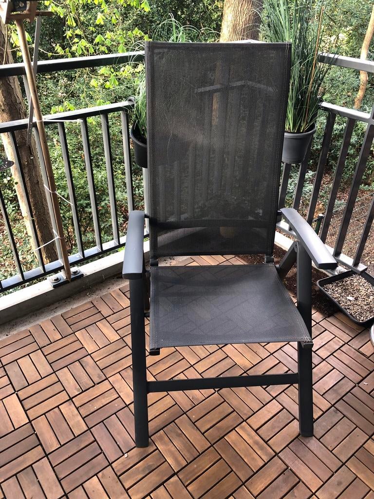 4 Tuinstoelen Wakefield Valencia + 4 stoelkussens., Tuin en Terras, Ophalen, Zo goed als nieuw, Kunststof