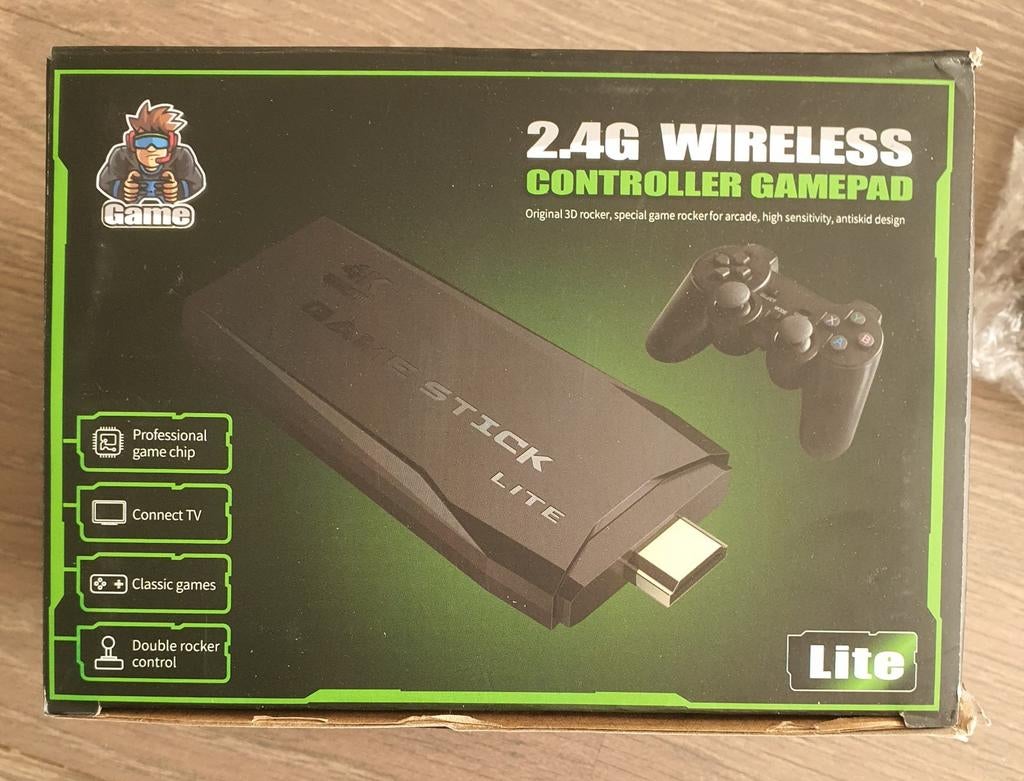 Tk Controle game stick 2.4G Wireless, 1 speler, Ophalen, Vanaf 3 jaar