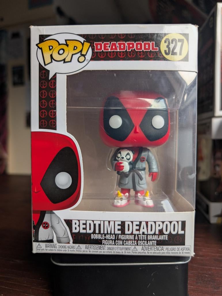 Funko Pop! Deadpool: Bedtime Deadpool #327, Ophalen of Verzenden, Nieuw