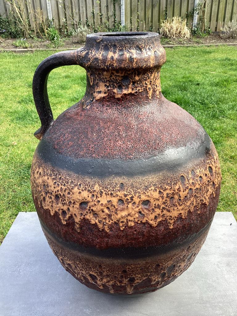 Grote retro Carstens Atelier vaas 7009 - Gerda Heuckeroth, Ophalen of Verzenden