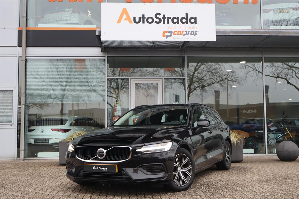 Volvo V60 B3 Essential 163pk | LED | Cruise | Climate | Navi, Stof, 4 cilinders, 1634 kg, Origineel Nederlands