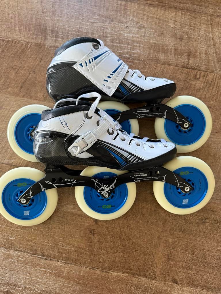 Powerslide Double X skeelers NIEUW NIEUW., Heren, Nieuw, Ophalen of Verzenden, Inline skates 4 wielen