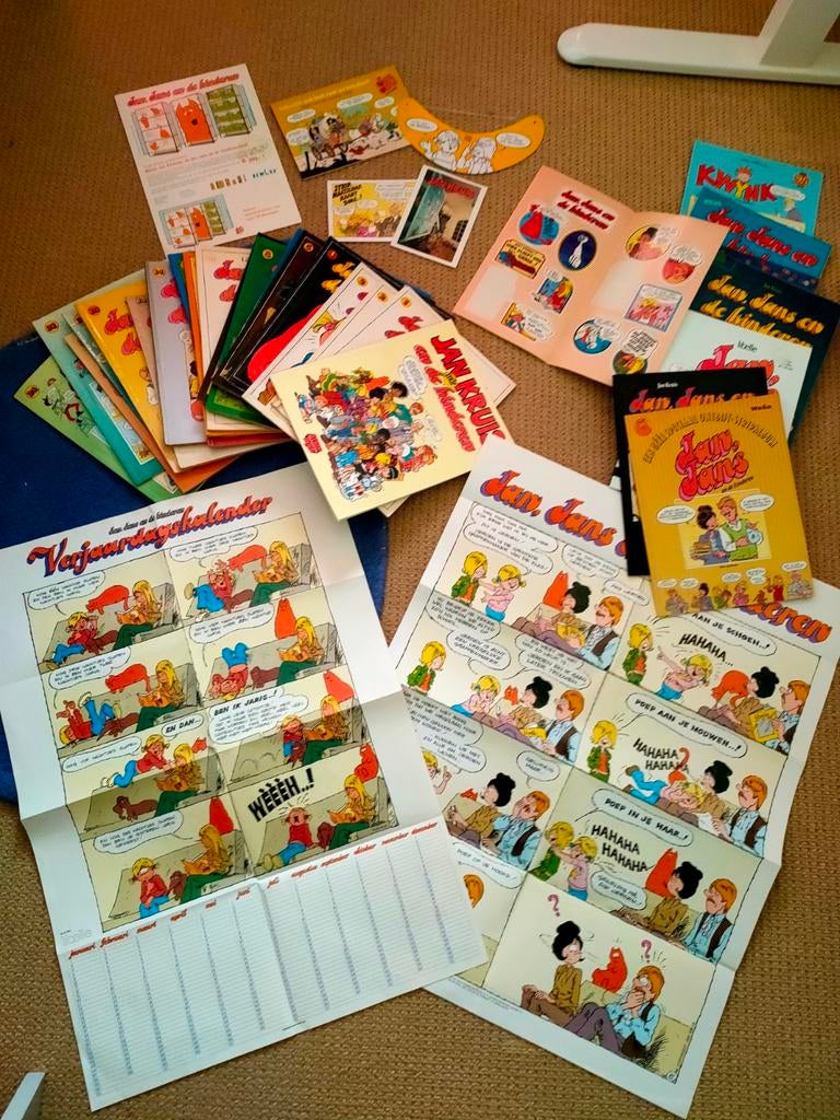 Jan Kruis: Jan, Jans en de Kinderen pakket, Meerdere stripboeken, Ophalen of Verzenden, Gelezen