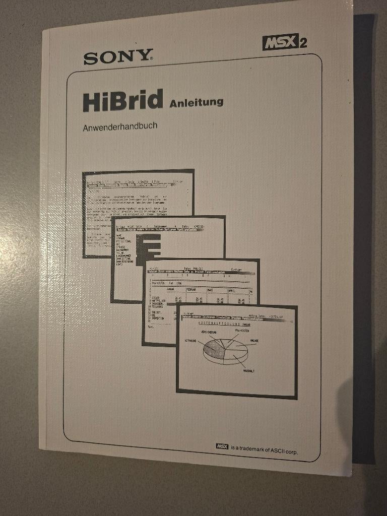 HiBrid Anleitung Anwenderhandbuch, Computers en Software, Vintage Computers, Verzenden, MSX
