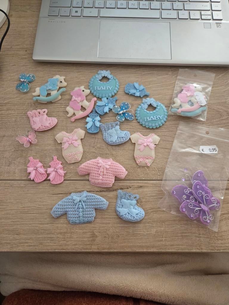 embelishments baby en vlinders, Ophalen of Verzenden, Nieuw