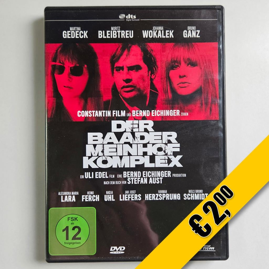 DVD - Der Baader Meinhof Komplex, Vanaf 12 jaar, Verzenden, Gebruikt