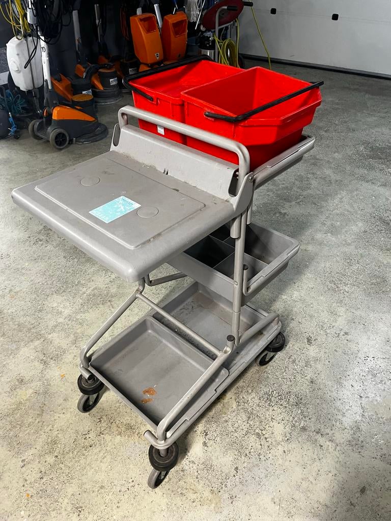 Werkkar voor schoonmaak, Huis en Inrichting, Ophalen of Verzenden, Dweilemmer, -bak, of -wagen