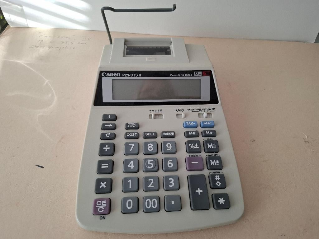 Canon P23 DTS 2 rekenmachine, Verzenden, Zo goed als nieuw