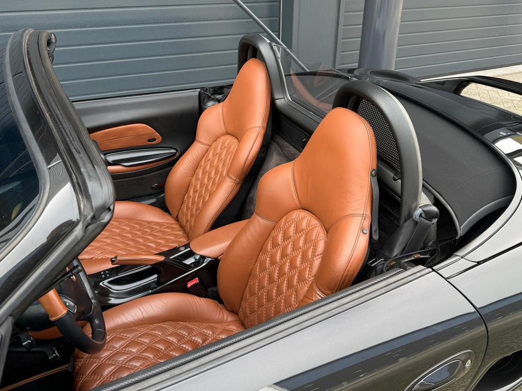 Porsche Boxster 2.5 Tiptronic, Sportstoelen, Stoelverwarming, Achterwielaandrijving, Gebruikt, Cabriolet, Zwart