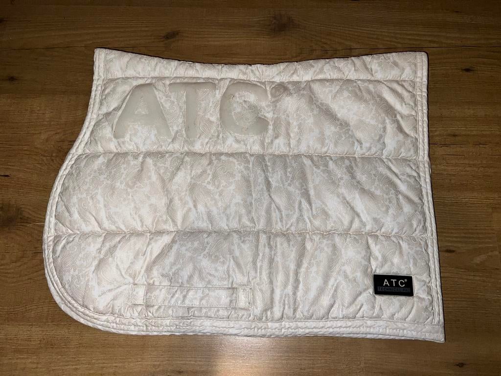 Wit Dekje ATC ANKY Pad Mt Pony Sjabrak (met Werkje), Dieren en Toebehoren, Paarden en Pony's | Dekens en Dekjes, Ophalen of Verzenden