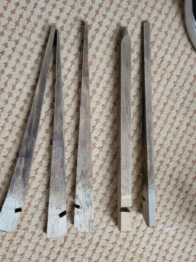 Houten haringen 40 cm, Ophalen of Verzenden