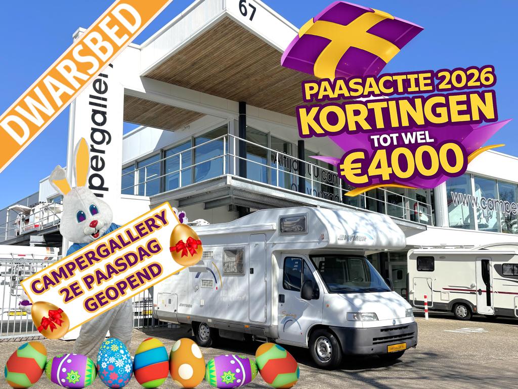 Hymer Swing 622 DWARSBED + HEFBED INRUILKOOPJE! GELIJKVLOERS, Caravans en Kamperen, Campers, Fiat, Bedrijf, Hymer, Tot en met 5