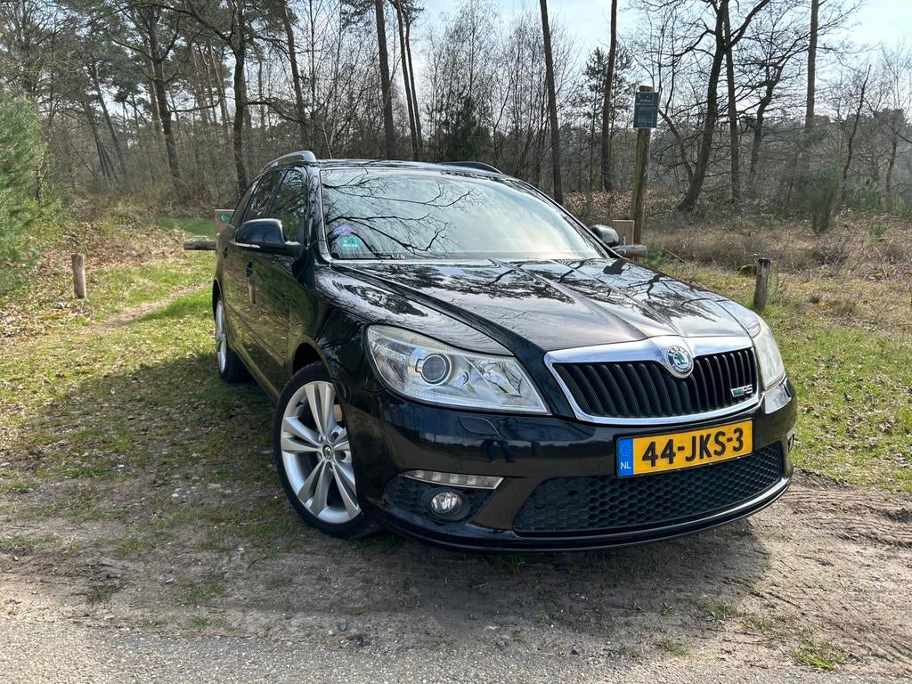 Skoda Octavia RS 2.0 TSI, Auto's, Skoda, Zwart, 4 cilinders, 1984 cc, Zwart