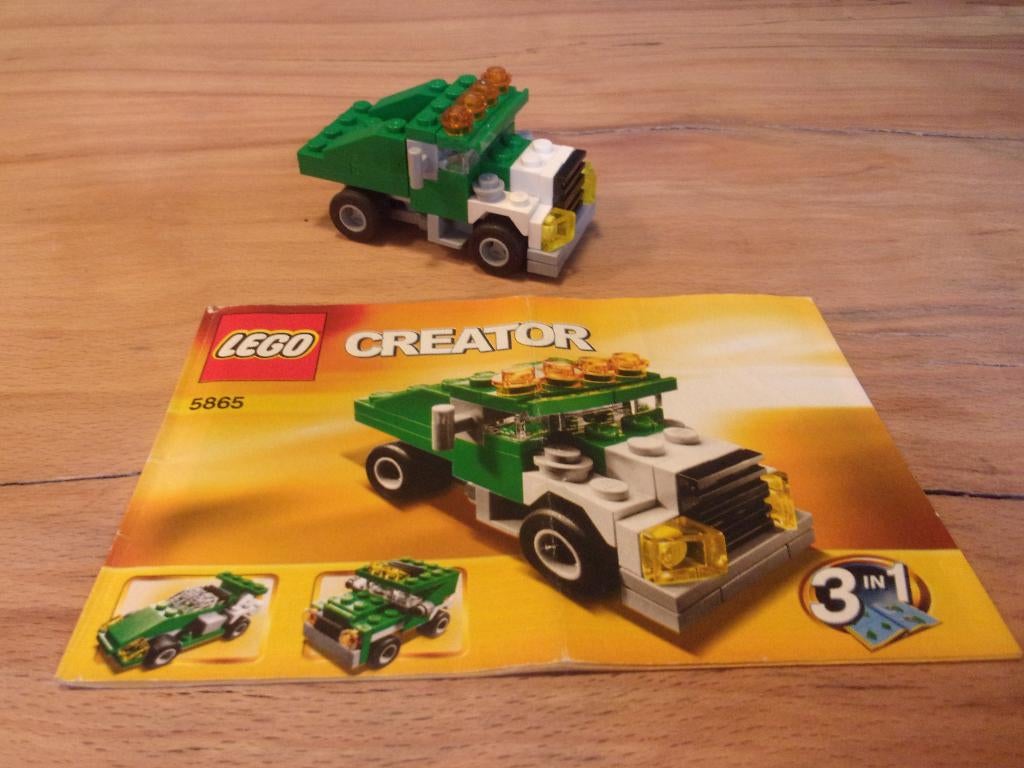 Lego Creator 5865-1 Mini Dumper uit 2010 (1), Gebruikt, Lego, Compleet, Ophalen of Verzenden