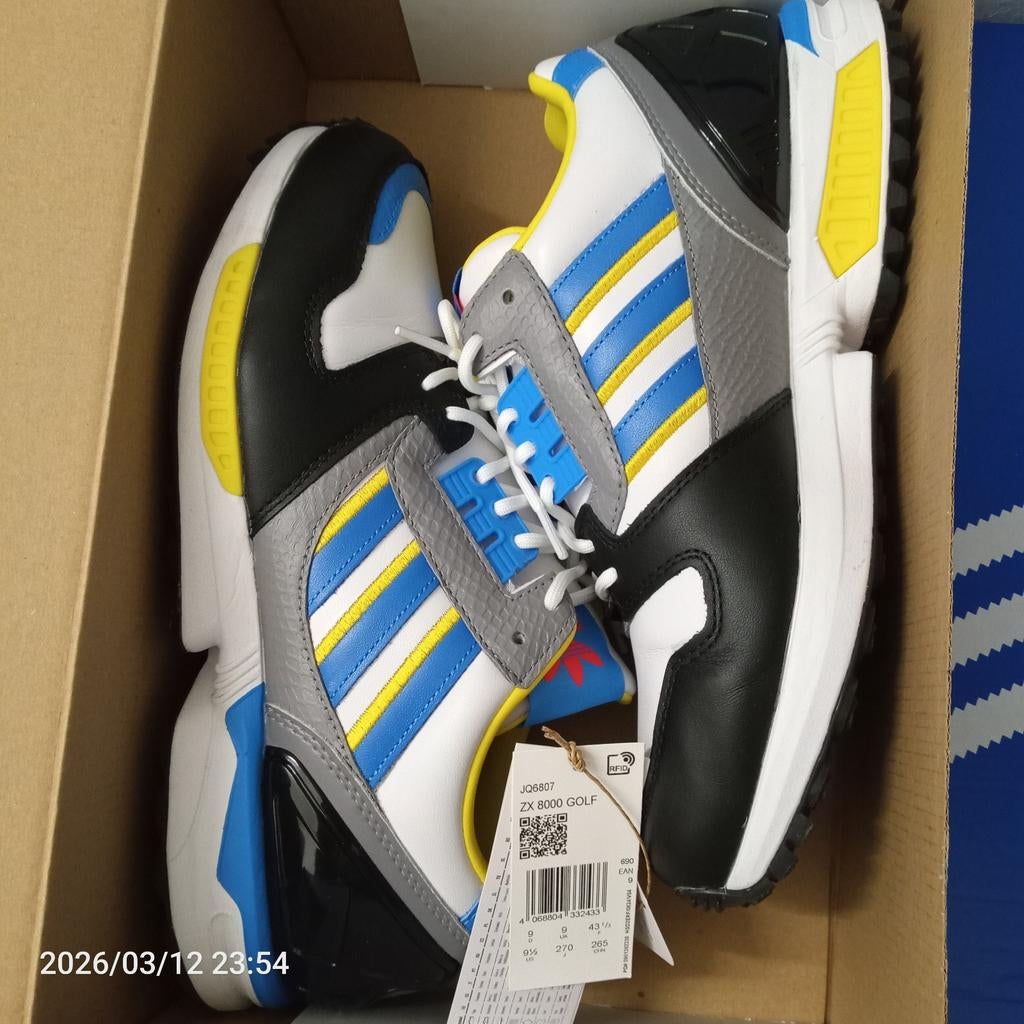 Adidas ZX 8000 Golf Torsion maat 43 1/3, Ophalen, Overige kleuren, Adidas, Sneakers of Gympen