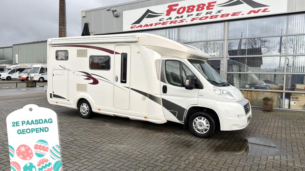 Mooi en Compleet De Euramobil Terrestra 690Hb '2014 150PK, Fiat, Koelkast, Bedrijf, Luifel