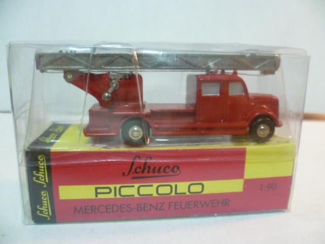 Schuco Piccolo Mercedes Feuerwehr brandweer 1:90 modelauto., Ophalen of Verzenden, Nieuw, Auto