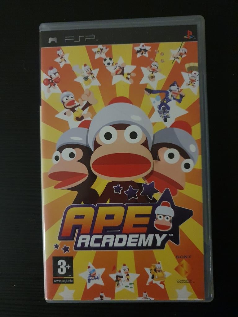 Ape Academy PSP - Leuke minigames voor jong en oud!, Ophalen, Puzzel en Educatief, Gebruikt, 1 speler