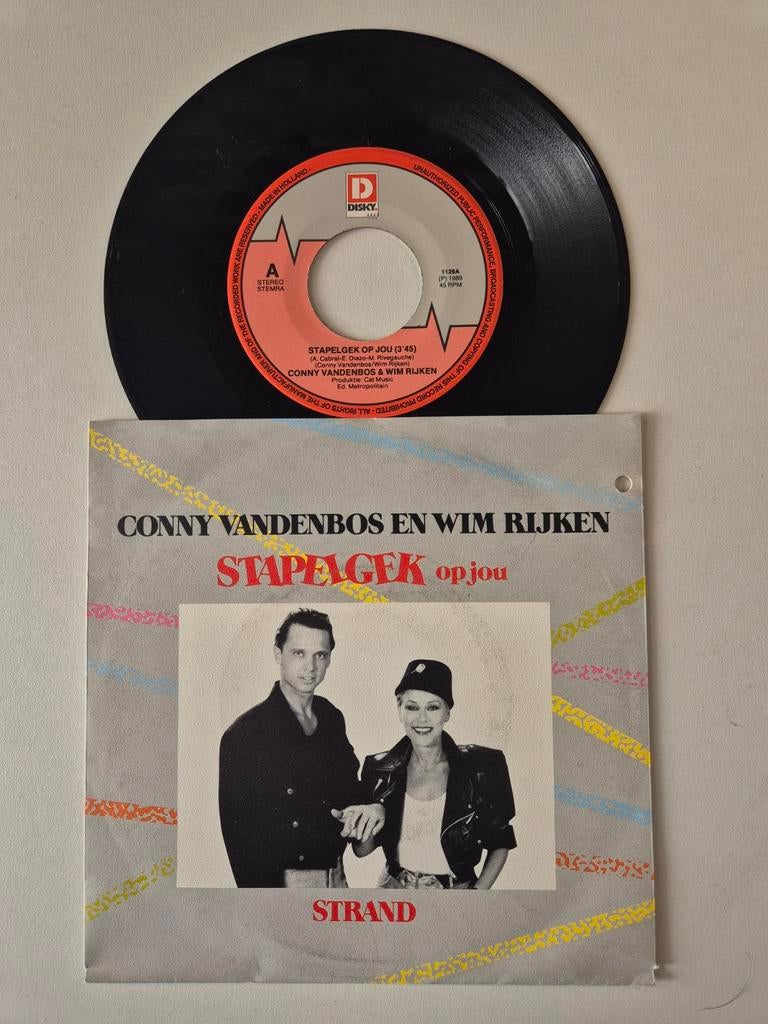 Conny Vandenbos en Wim Rijken-Stapelgek op jou, Ophalen of Verzenden, Zo goed als nieuw, Overige formaten, Levenslied of Smartlap