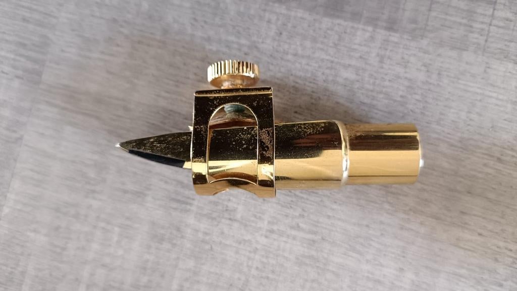 Metalen mondstuk sopraansaxofoon, Muziek en Instrumenten, Ophalen of Verzenden, Zo goed als nieuw, Sopraan