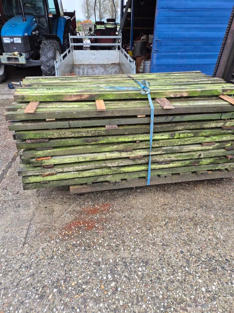 Hardhouten weide palen  5x5  200/210, Ophalen, 250 cm of meer, Palen