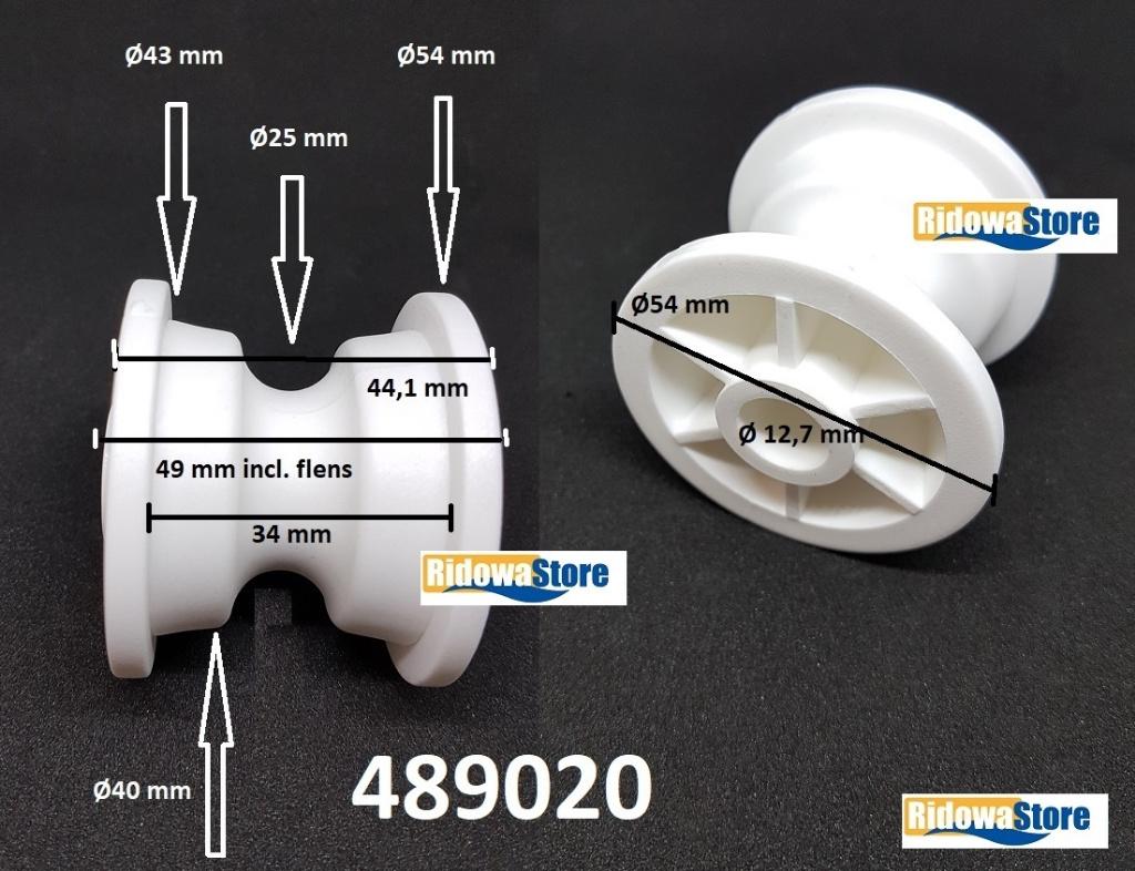 Twee maten losse (anker)rollen Ø70 x 58/61mm + Ø54 x 44/50mm, Ophalen of Verzenden, Nieuw, Overige typen