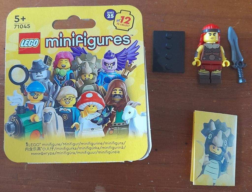 Lego minifigures series 25 - fierce barbarian, Kinderen en Baby's, Speelgoed | Duplo en Lego, Nieuw, Ophalen of Verzenden