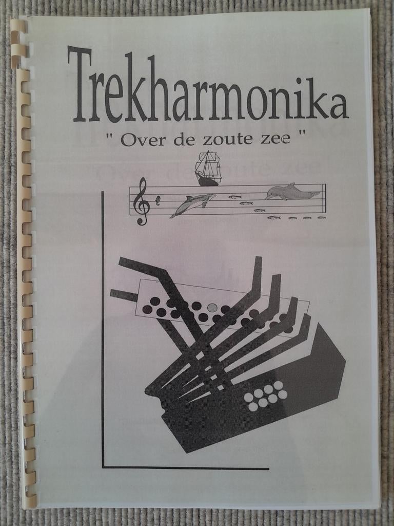 Trekzakboek "Over de zoute zee" - Zeemansliederen, Ophalen of Verzenden, Gelezen, Instrument, Onbekend