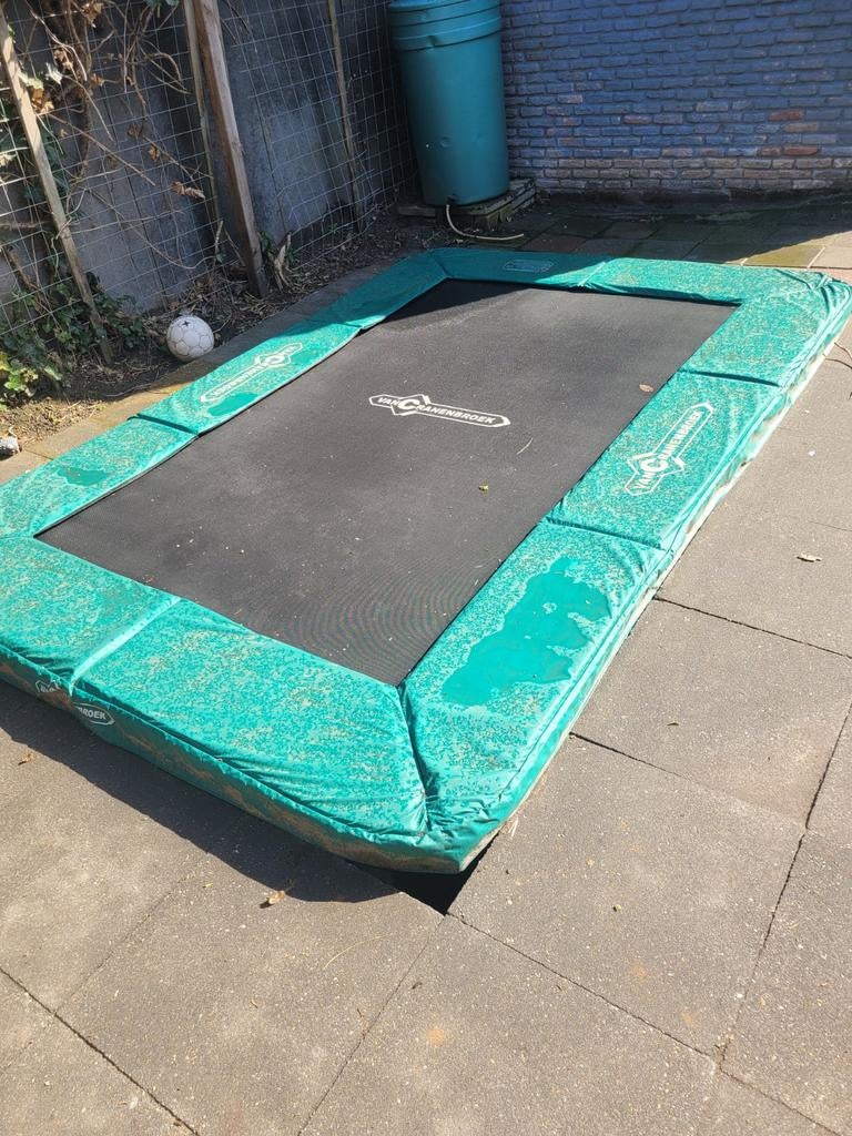 Van Cranenbroek trampoline 300cmbij 200cm, Ophalen, Zo goed als nieuw