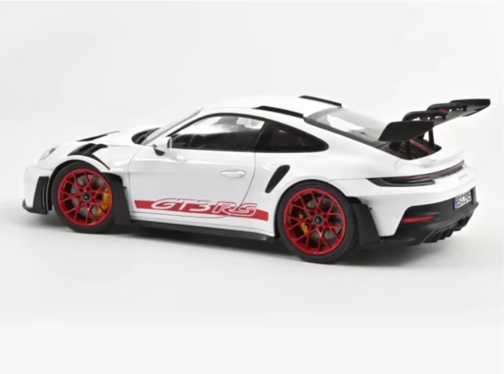 Porsche 911 GT3 RS 2022 Wit & Pyro rood 1/12 NOREV R. 127530, Verzenden, Nieuw, 1:9 t/m 1:12, Auto