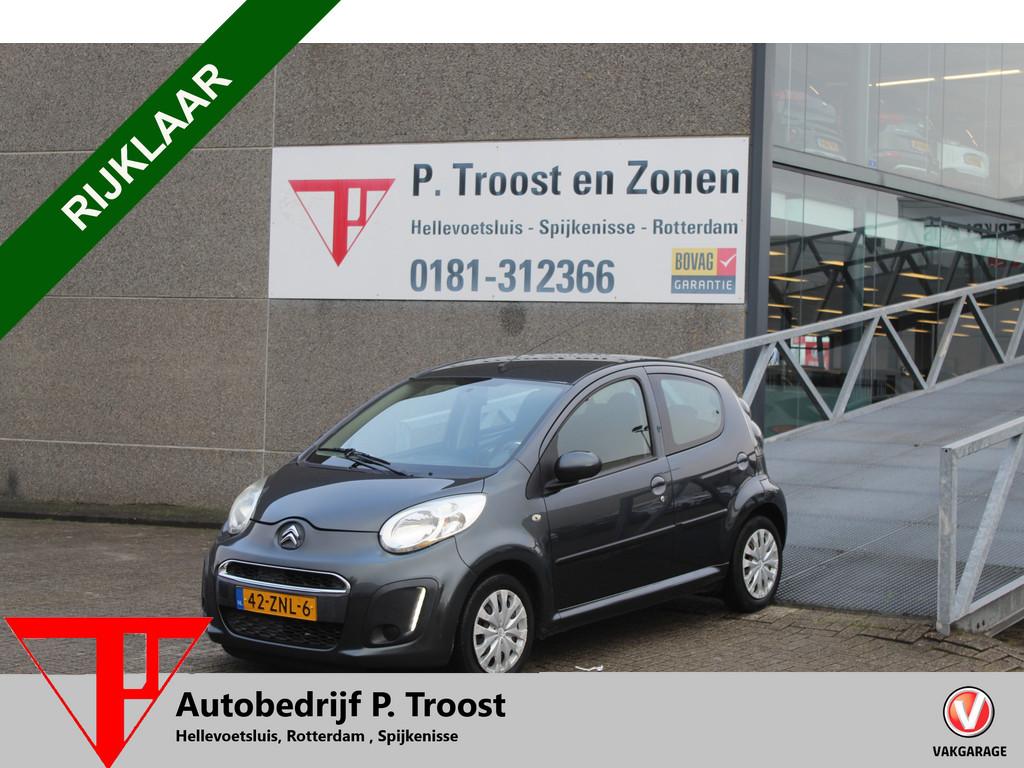 Citroën C1 1.0 Collection 5-deurs/Airco/Elektrische ramen/C, Voorwielaandrijving, Euro 5, Stof, Zwart