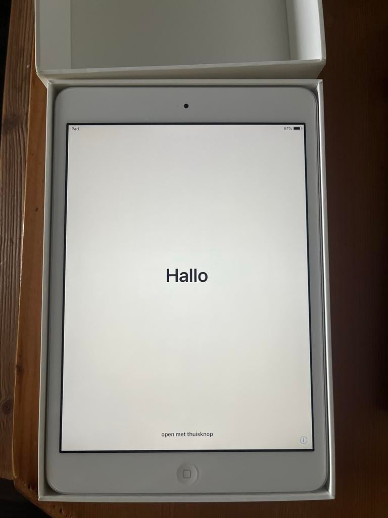 iPad Mini 2 zilver 32GB, Computers en Software, Apple iPads, Gebruikt, 32 GB, Ophalen of Verzenden, 7 inch of minder