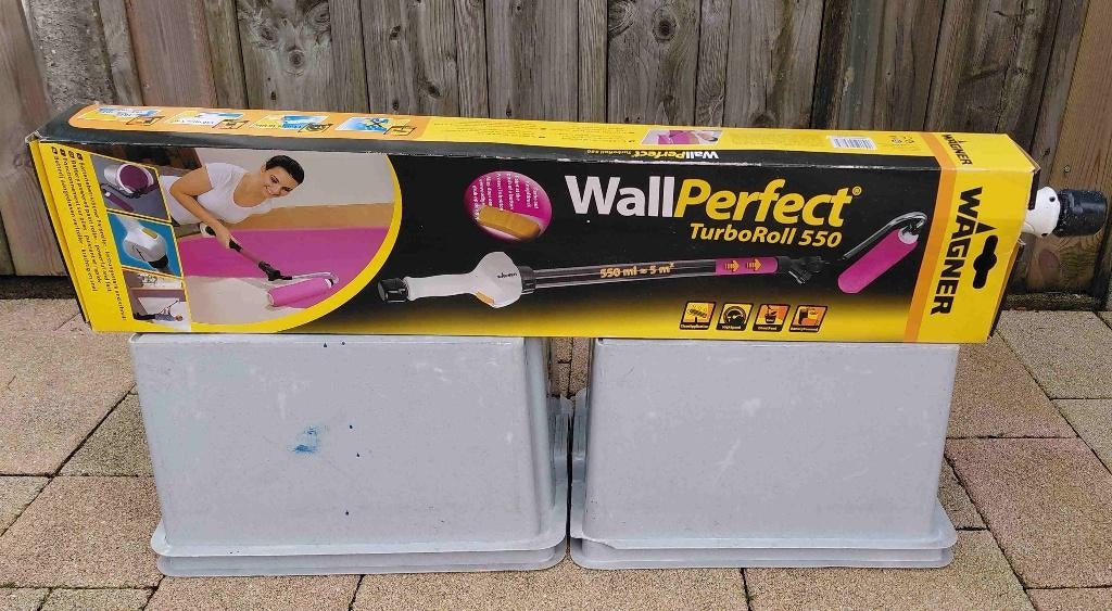 Wagner WallPerfect TurboRoll 550, Ophalen of Verzenden, Gebruikt, Verfroller