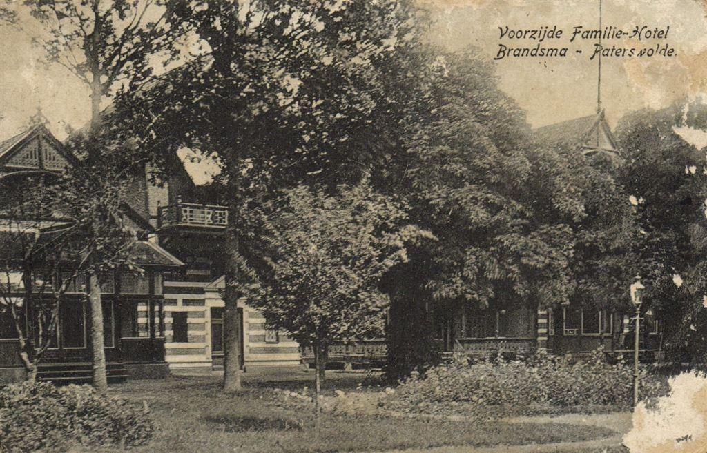 Voorzijde Familie-Hotel Brandsma Paterswolde - B-keus - 1916, Verzamelen, Ophalen of Verzenden, Voor 1920, Gelopen, Noord-Brabant