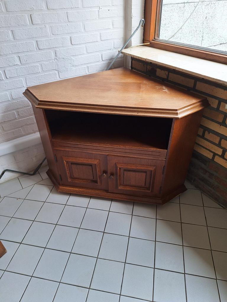 Houten hoekkastje, Huis en Inrichting, Kasten | Overige, Ophalen