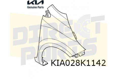 Kia Picanto (GT-line) voorscherm Rechts (met knipperlichtgat, Kia, -, Verzenden, -