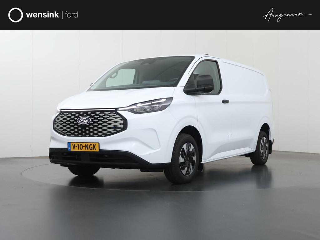 Ford E-Transit Custom 320 | L1 H1 | Trend | 65 kWh | 2300 KG, Auto's, Automaat, Gebruikt, Wit, Parkeersensor