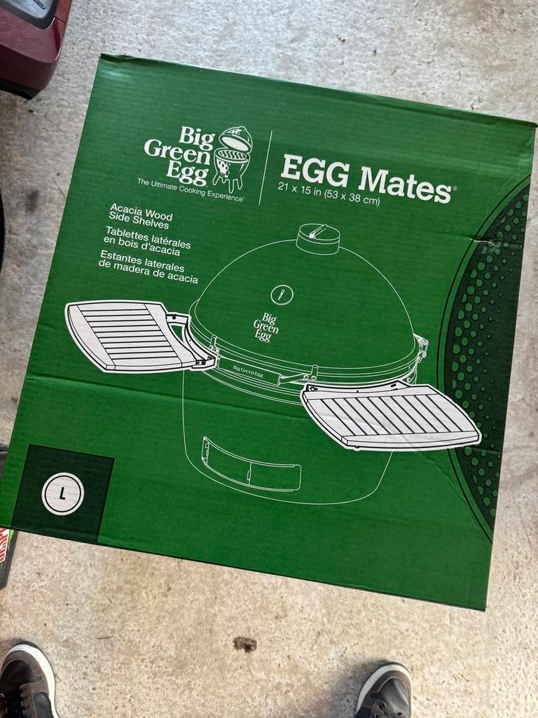 NIEUW Big Green Egg Zijplankjes Acaciahout Large, Ophalen of Verzenden, Nieuw