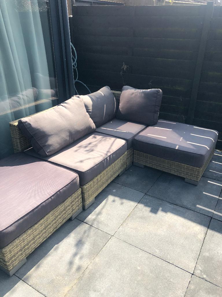 Lounge set, Ophalen, Kunststof, Gebruikt, 6 zitplaatsen