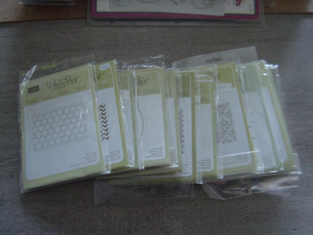Stampin Up Embossing folder Big Shot, Ophalen of Verzenden, Zo goed als nieuw, Overige thema's, Pons of Mal