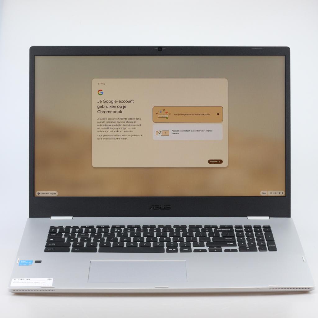 ASUS Chromebook CX1700CKA Intel Pentium/8GB/128GB eMMC 17inc, Asus, Zo goed als nieuw, Support@asus.com, No. 15, Li-Te Road, Beitou District
Taipei 112
Taiwan