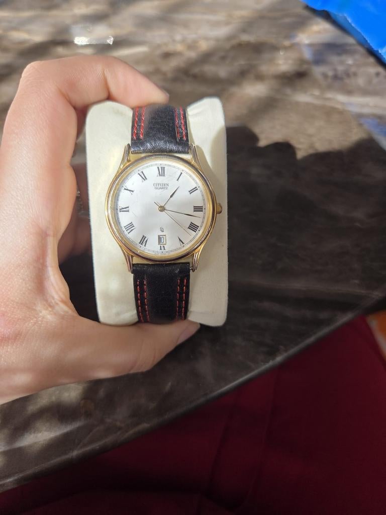 Vintage Citizen quartz horloge, Antiek en Kunst, Ophalen of Verzenden