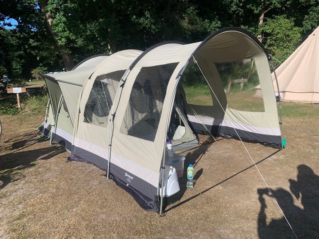 Outwell Trout Lake 4 met front extension, Ophalen, Gebruikt, Tot en met 4