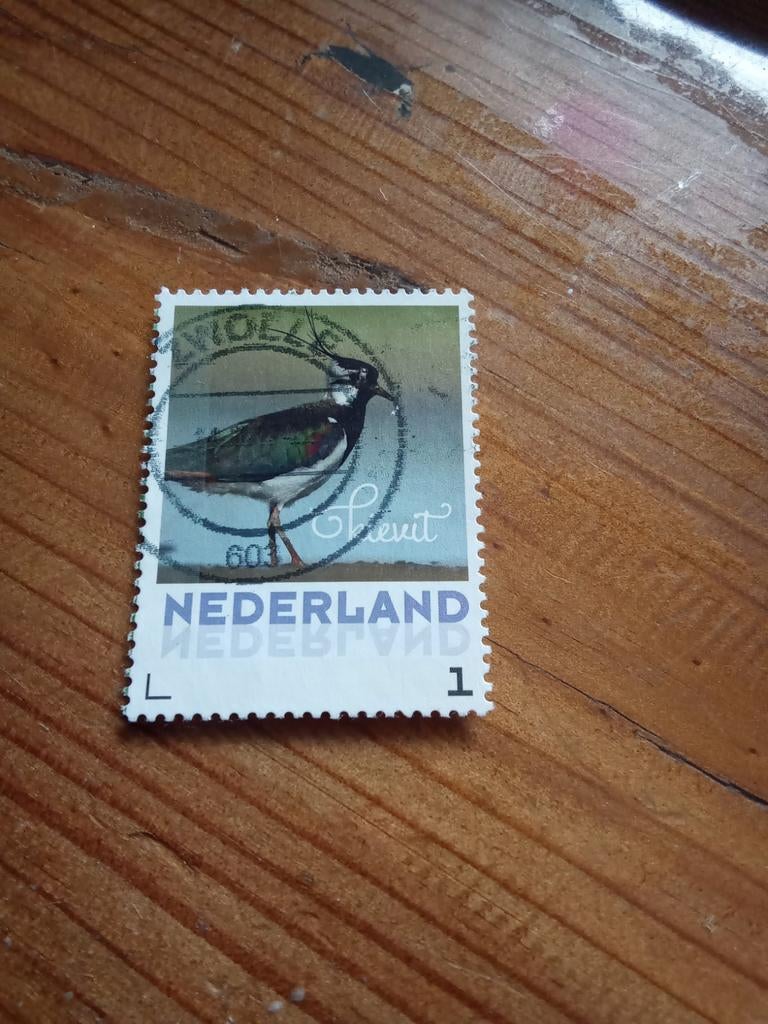 Postzegel Kievit - Nederland, Ophalen of Verzenden
