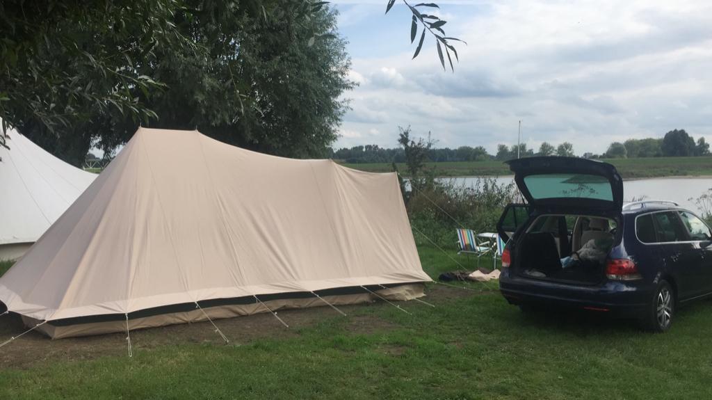 Esvo Stolp 400 de Luxe – 4-persoons katoenen tent., Ophalen, Gebruikt, Tot en met 4