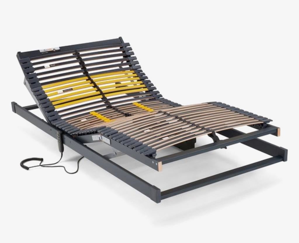 Twee elektrische lattenbodems, Huis en Inrichting, Slaapkamer | Matrassen en Bedbodems, Ophalen, Gebruikt, 90 cm, Eenpersoons