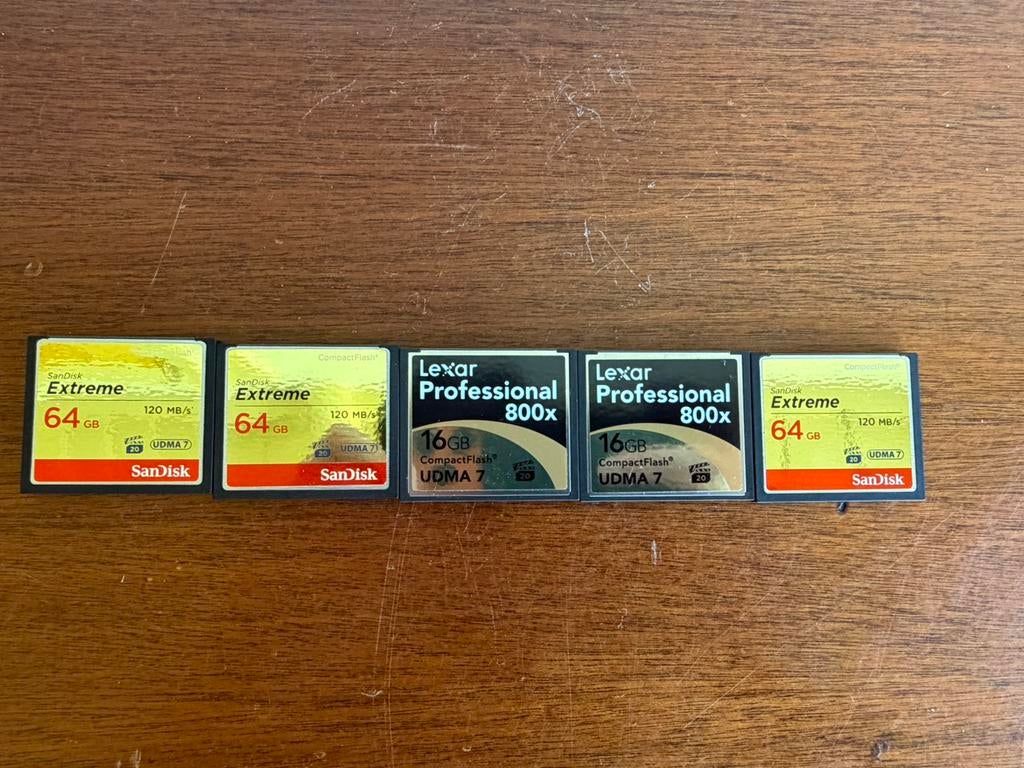 Canon EOS accecoires - batterij - Compact Flash, Ophalen of Verzenden, Zo goed als nieuw, 64 GB, Fotocamera