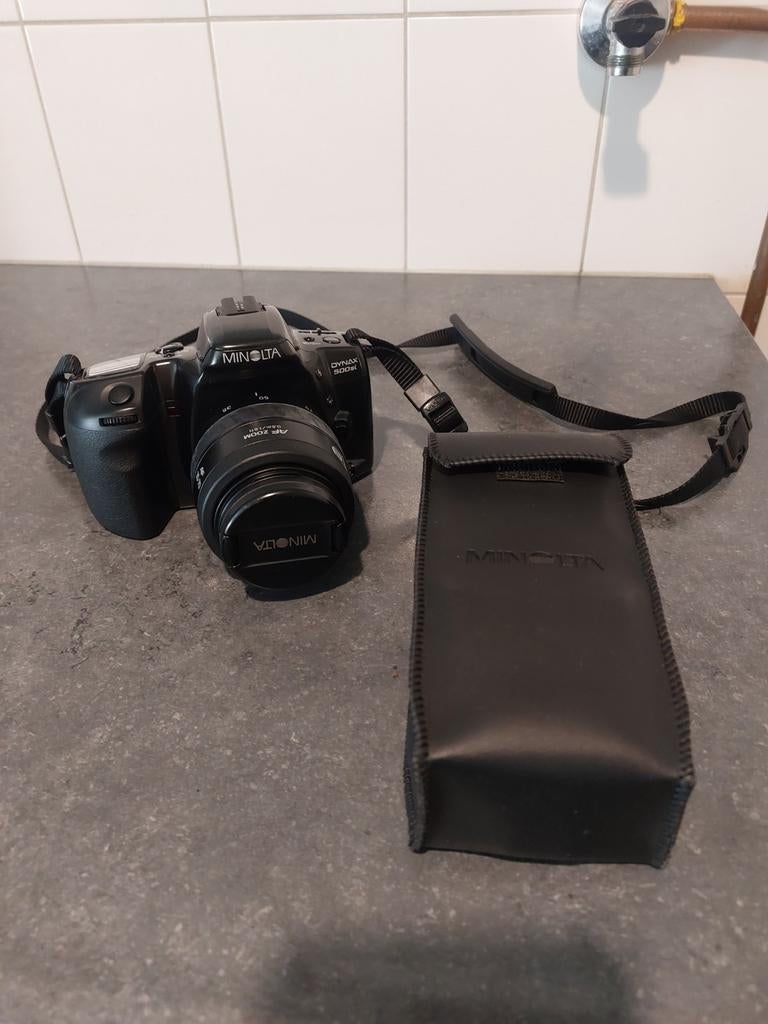 Minolta Dynax 500si analoge spiegelreflexcamera, Ophalen of Verzenden, Spiegelreflex, Minolta