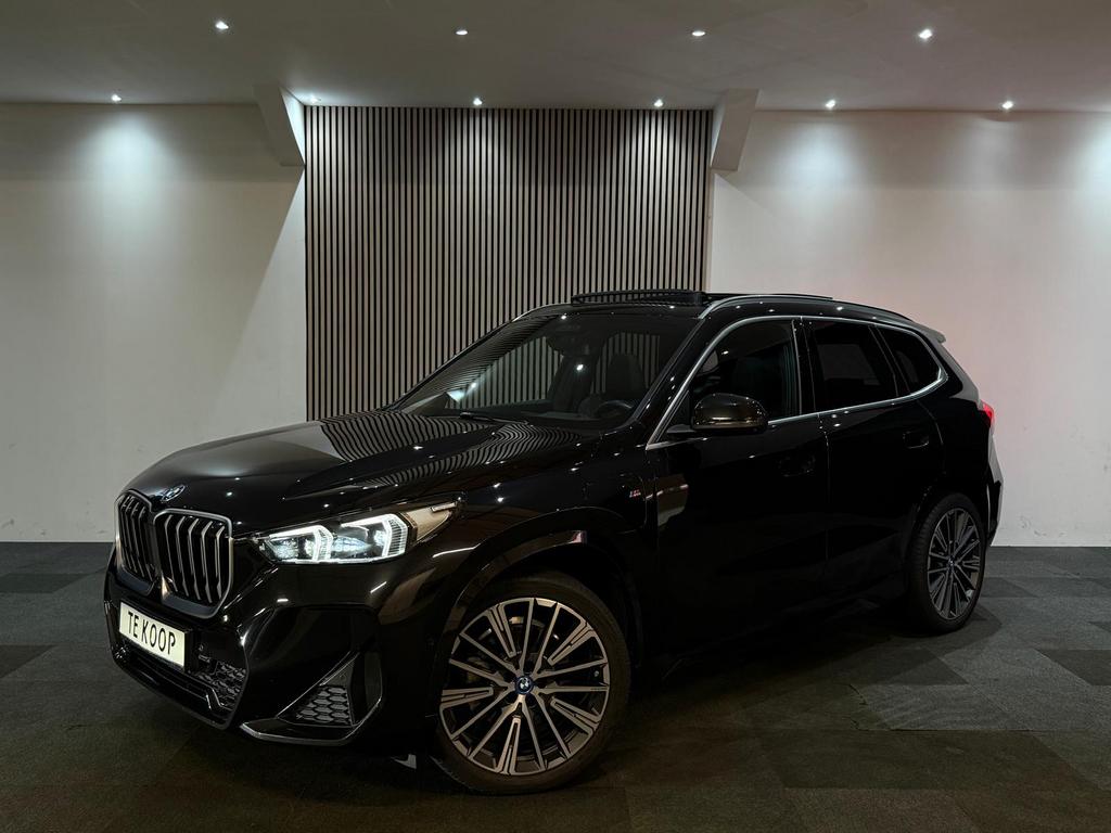 BMW X1 xDrive30e M-Sport Plug-In Hybrid 326pk Pano 360Cam///, Zwart, Leder, Bedrijf, Hybride Elektrisch/Benzine